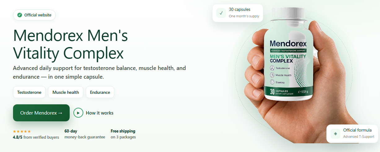 Mendorex Men's Vitality – Is It Right [Mendorex Price] for Men?

Official Website
https://www.better...